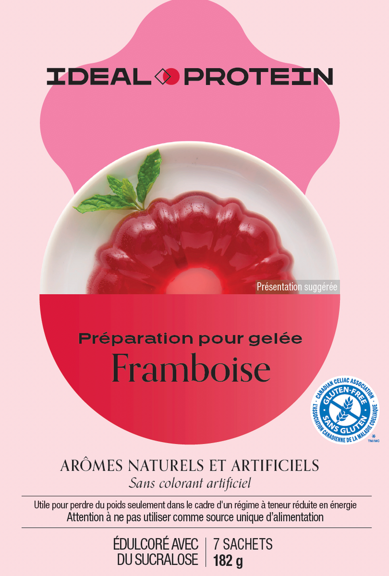 Préparation pour gelée aux framboises prix à l'unité