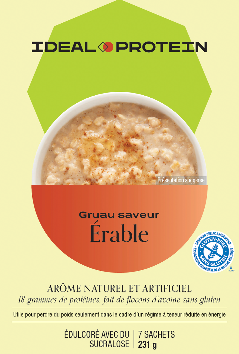 Préparation pour gruau saveur érable prix à l'unité