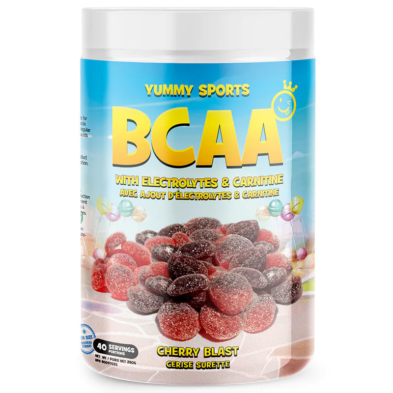 Yummy Sports BCAA + Carnitine cerise surette