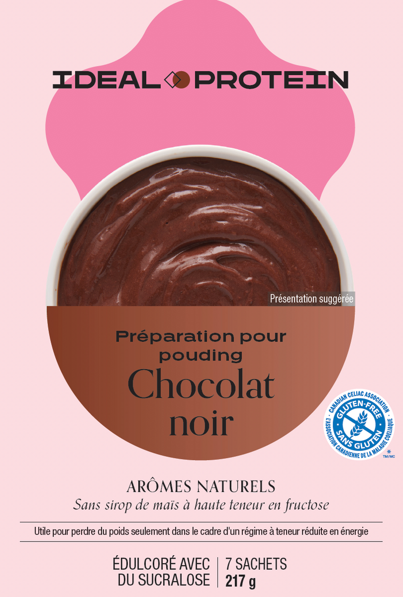 Préparation pour pouding chocolat noir prix à l'unité